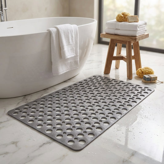 Secure Suction Shower Mat - Safety Bathroom Floor Mat