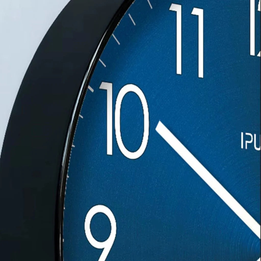 Elara Haus Silent Quartz Wall Clock - Modern Minimalist Design 25cm 30cm 5