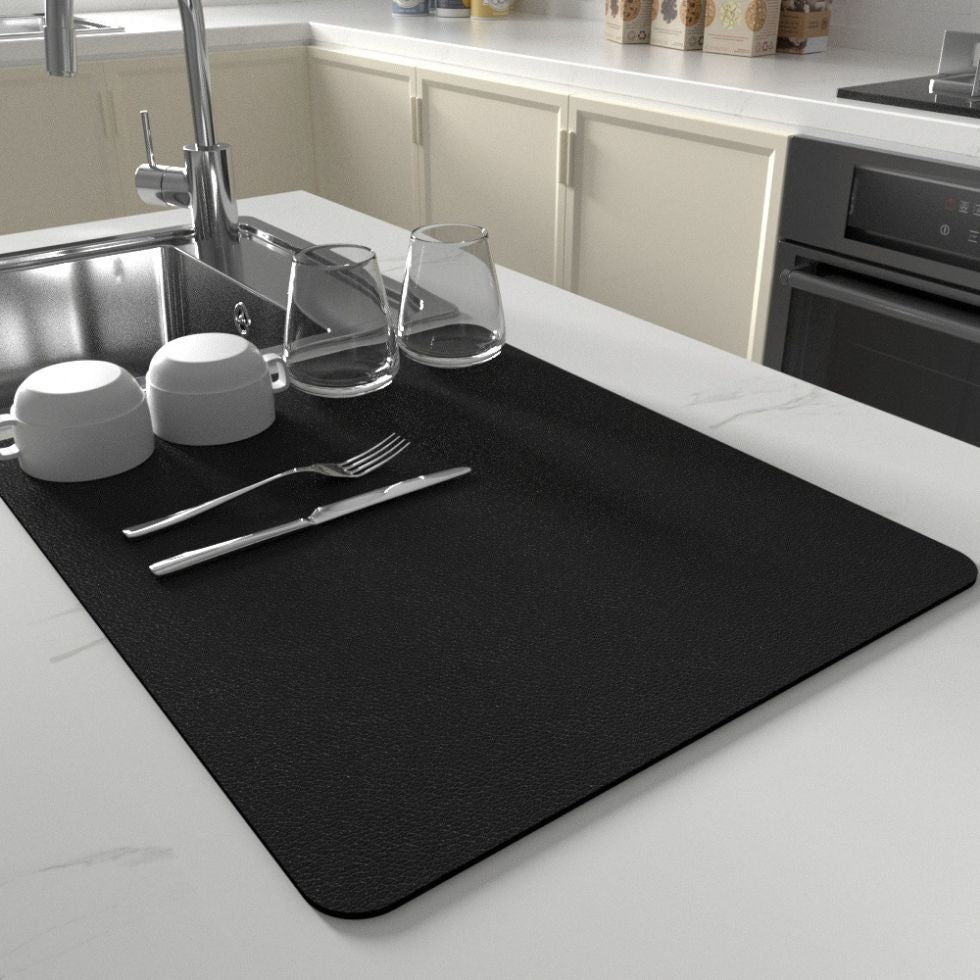Silicone Dish Drying Mat With Non-Slip Quick-Dry Surface 2