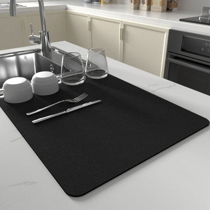 Silicone Dish Drying Mat With Non-Slip Quick-Dry Surface 2