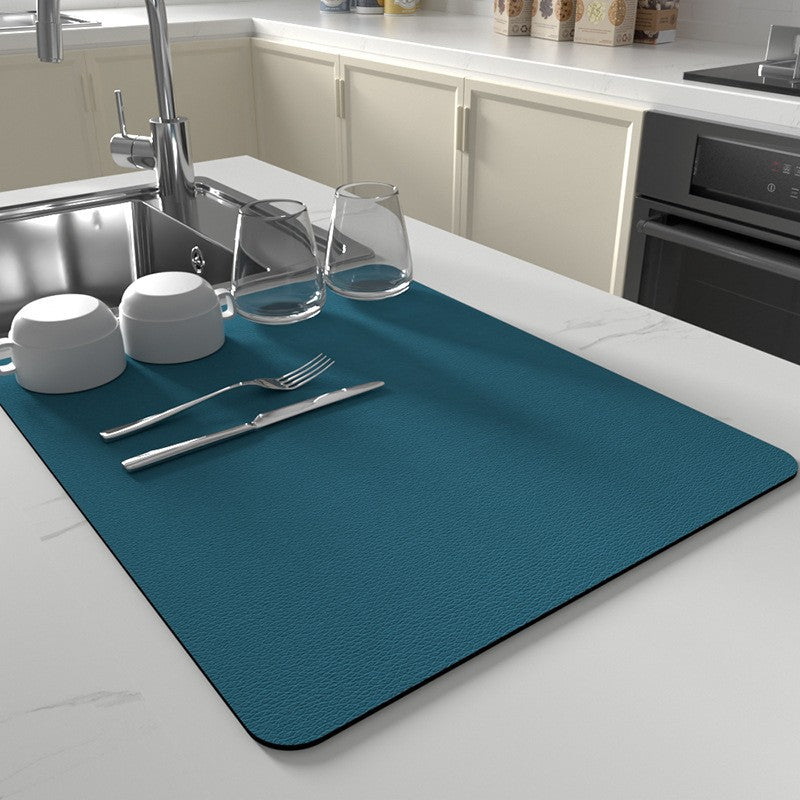 Silicone Dish Drying Mat With Non-Slip Quick-Dry Surface 4