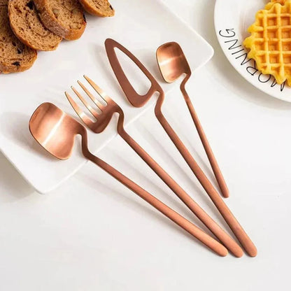 Elara Haus Cutlery Set - Luxe 304 Stainless Steel Contemporary Design 1