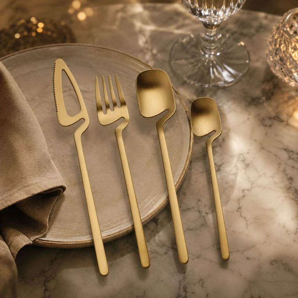 Elara Haus Cutlery Set - Luxe 304 Stainless Steel Contemporary Design 2