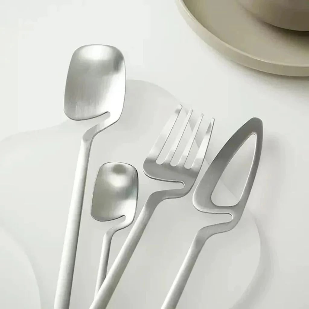 Elara Haus Cutlery Set - Luxe 304 Stainless Steel Contemporary Design 7