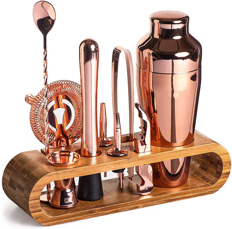 Stirré Elite Cocktail Set – Luxury Metallic Bar Kit Essentials 8