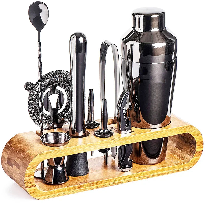 Stirré Elite Cocktail Set – Luxury Metallic Bar Kit Essentials 9
