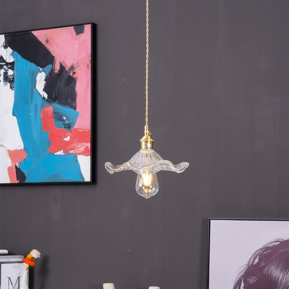 Stylish Lamp with Hibiscus Flower