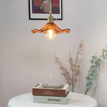 Stylish Lamp with Hibiscus Flower