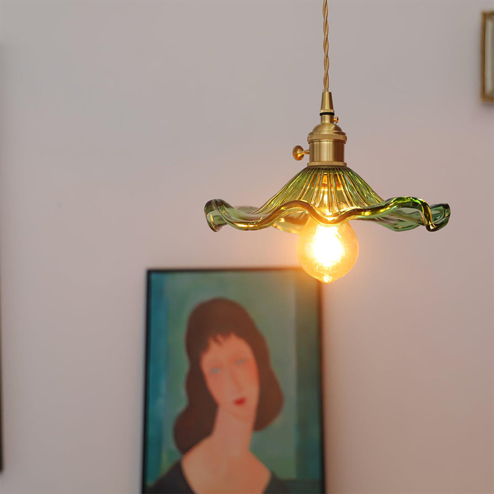Stylish Lamp with Hibiscus Flower