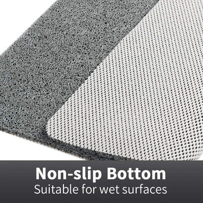 Textured Non-Slip Shower Mat - Loofah Style