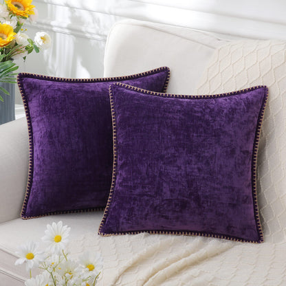 Elara Haus Chenille Throw Pillow - Luxurious Soft Velvet Decorative Cushion 6