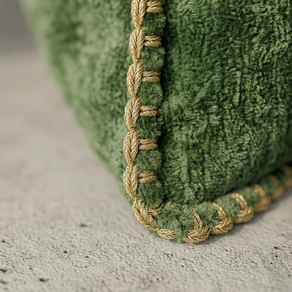 Throw Pillow Cover Pair – Ball-Fringe Trim