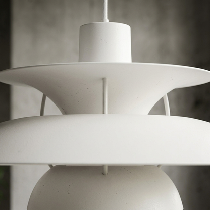 Tiered Metal Shade Pendant Light
