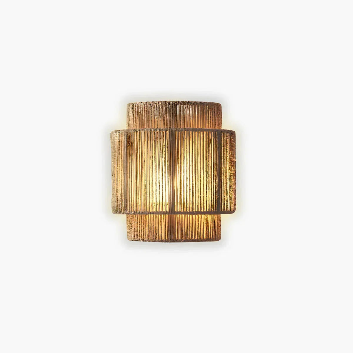 Elara Haus Wall Light - Eco-Friendly Natural Fibre Woven Rope Sconce Light 5