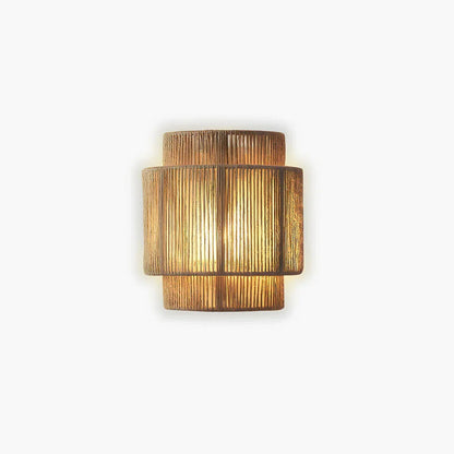 Elara Haus Wall Light - Eco-Friendly Natural Fibre Woven Rope Sconce Light 5
