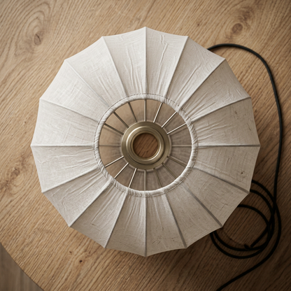 Verona Silk Pendant Light Wabi-Sabi Hanging Lamp