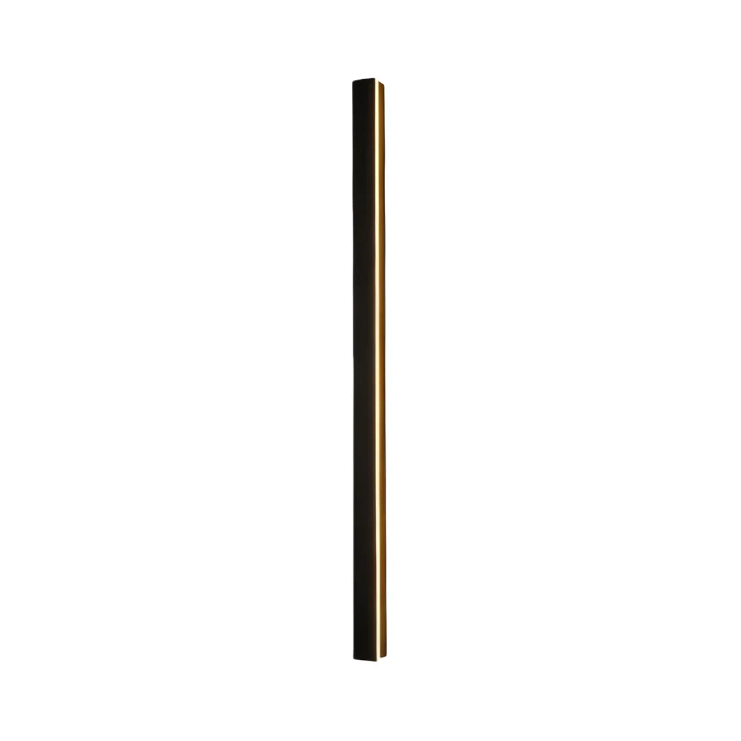 Linear Outdoor Wall Sconce Minimalist LED Black Lamp 7