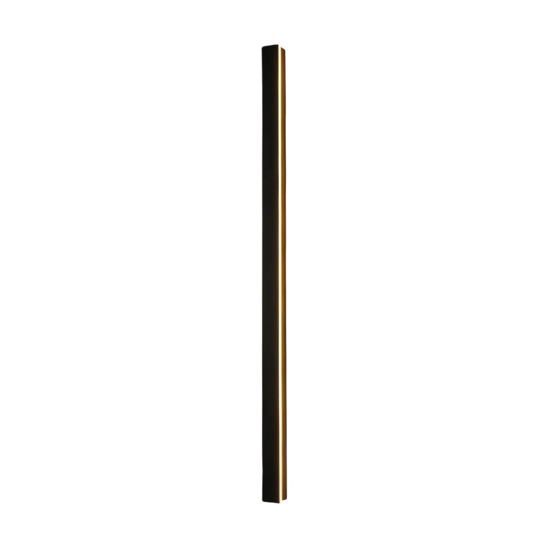 Linear Outdoor Wall Sconce Minimalist LED Black Lamp 8