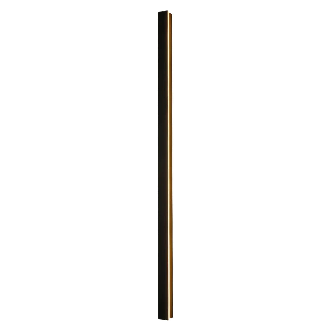 Linear Outdoor Wall Sconce Minimalist LED Black Lamp 10