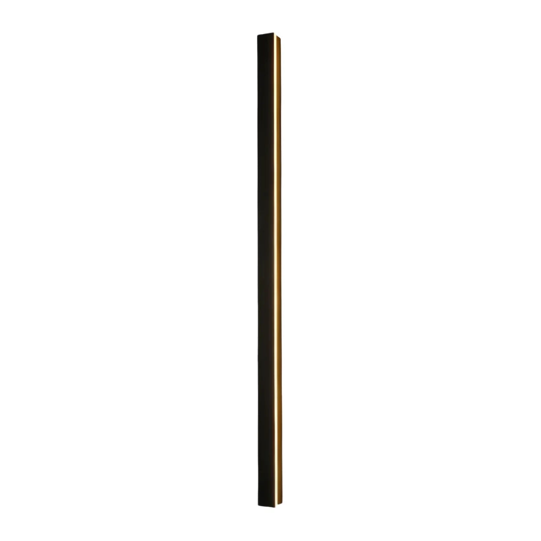 Linear Outdoor Wall Sconce Minimalist LED Black Lamp 11
