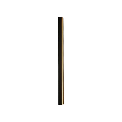 Linear Outdoor Wall Sconce Minimalist LED Black Lamp 0