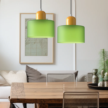 Vintage Style Glass Pendant Lamp Kitchen Island Light