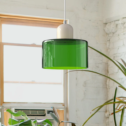 Vintage Style Glass Pendant Lamp Kitchen Island Light