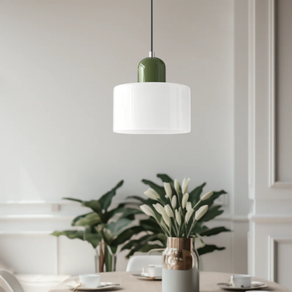 Vintage Style Glass Pendant Lamp Kitchen Island Light