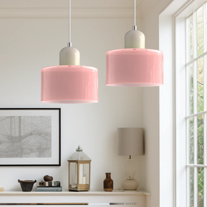 Vintage Style Glass Pendant Lamp Kitchen Island Light