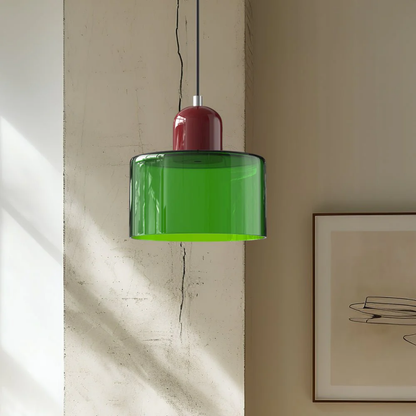 Vintage Style Glass Pendant Lamp Kitchen Island Light