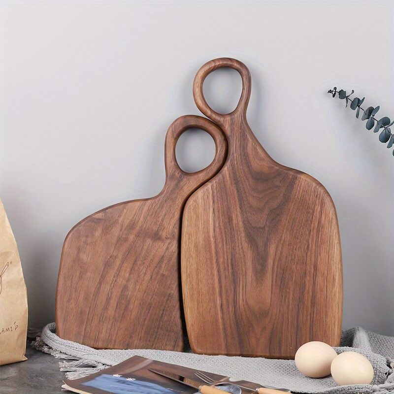 Walnut Wood Cutting Board with Rounded Handle 0