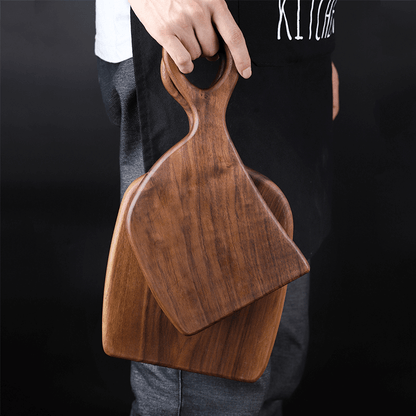 Walnut Wood Cutting Board with Rounded Handle 5