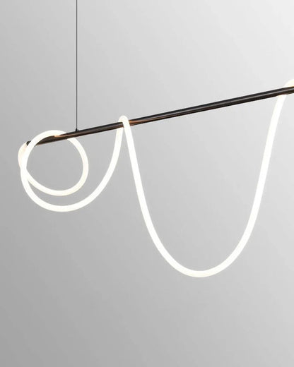 WOMO Rope Led Linear Brass Chandelier-WM2059a 7