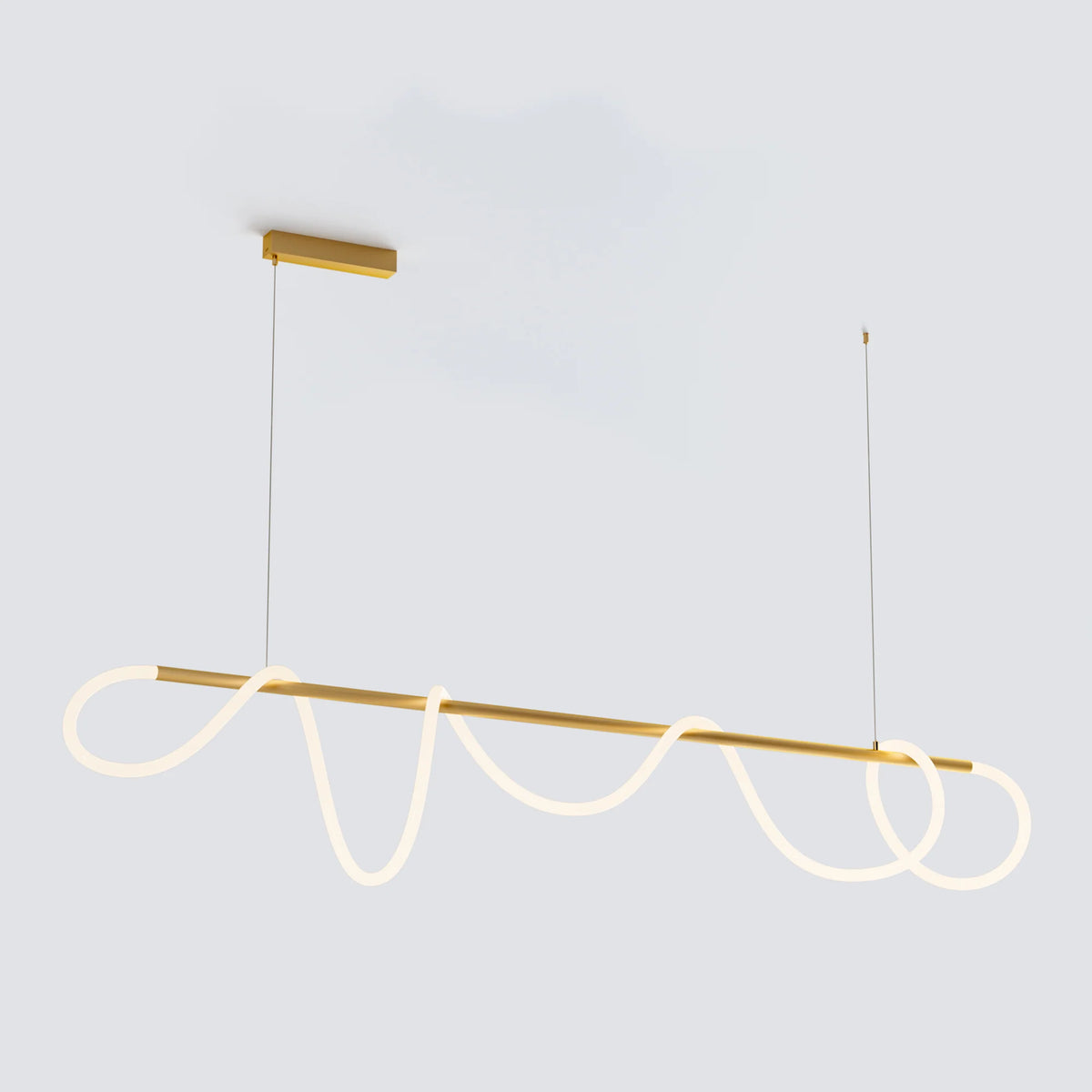 WOMO Rope Led Linear Brass Chandelier-WM2059a 10