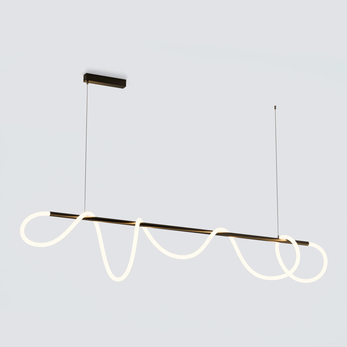 WOMO Rope Led Linear Brass Chandelier-WM2059a 11