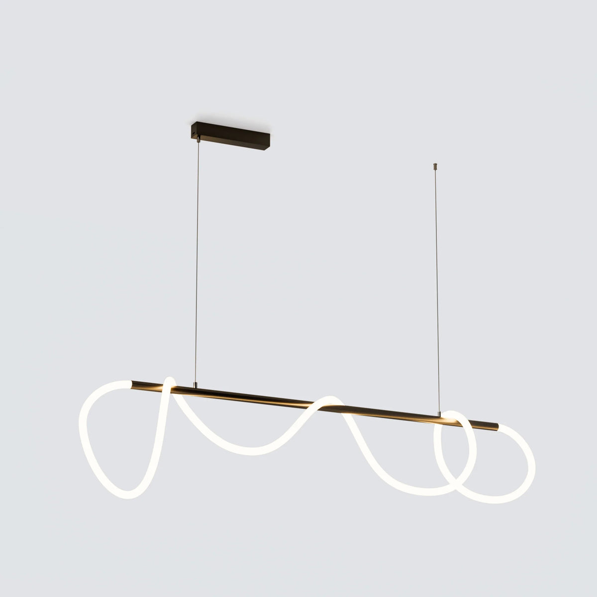 WOMO Rope Led Linear Brass Chandelier-WM2059a 13