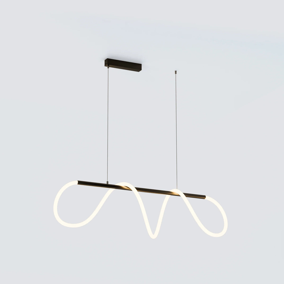 WOMO Rope Led Linear Brass Chandelier-WM2059a 0