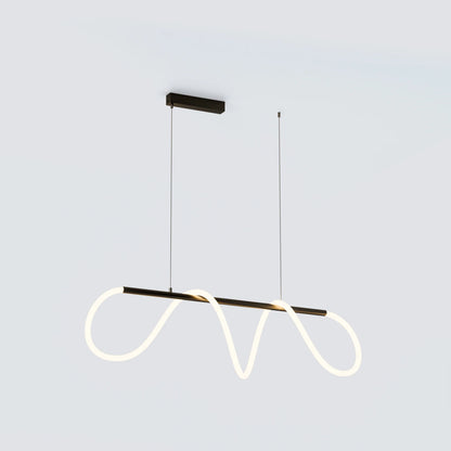 WOMO Rope Led Linear Brass Chandelier-WM2059a 0