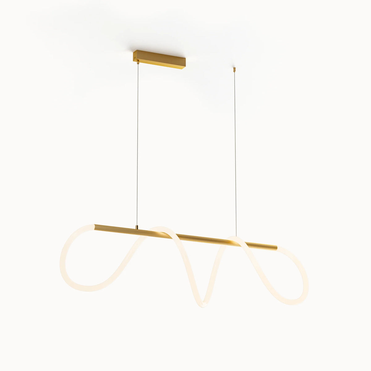 WOMO Rope Led Linear Brass Chandelier-WM2059a 1
