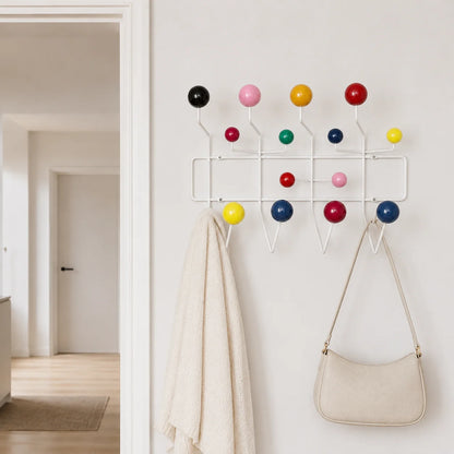 Elara Haus Wall Hook Rack - Modern Multicoloured Design Storage Solution 3