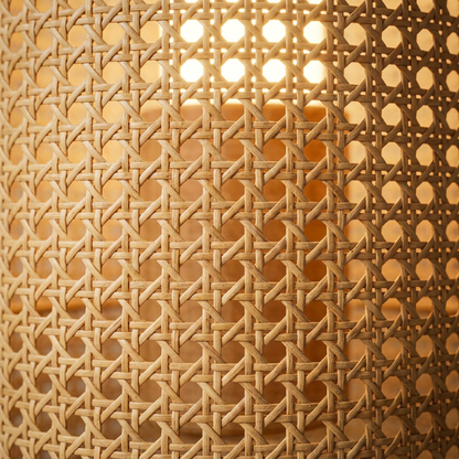 Woven Rattan Wall Lamp Sconce